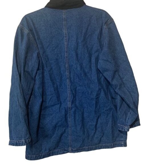 Vintage Casey Coleman Equestrian Embroidered Heritage Chore Denim Jacket S - Picture 5 of 6